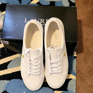 Ralph Lauren Sneakers 9.5 White